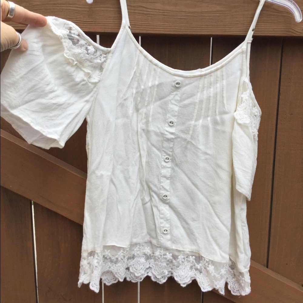 Boho Cold Shoulder Top
